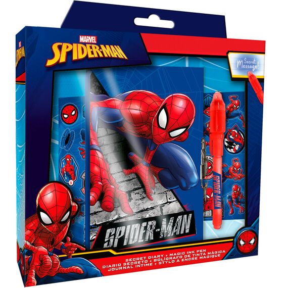 Pamiętnik z magicznym długopisem Marvel - Spider-Man