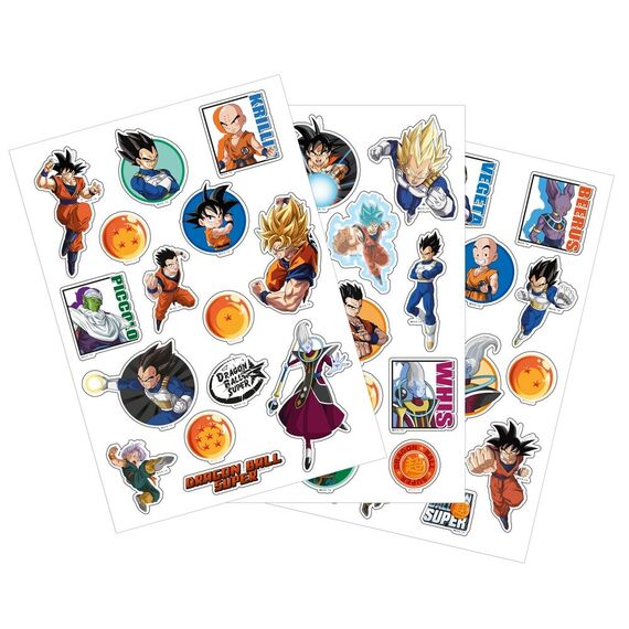 Zestaw naklejek wielorazowych Dragon Ball Super- Zdjęcie 2
