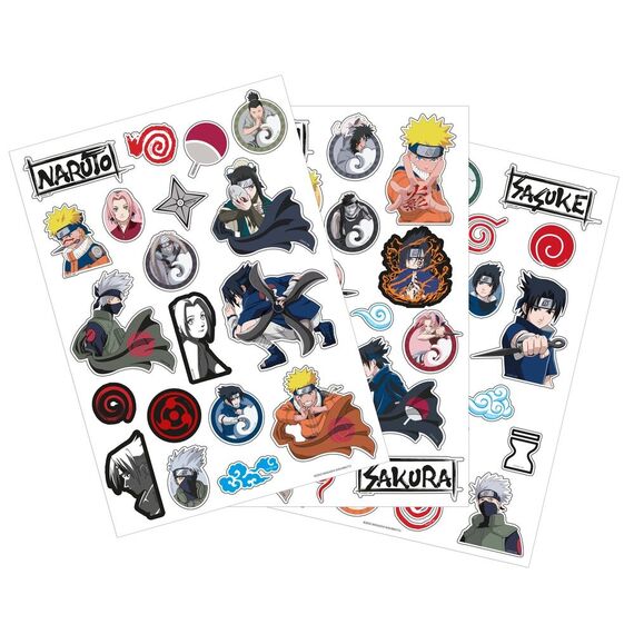 Zestaw naklejek wielorazowych Naruto Shippuden- Zdjęcie 2