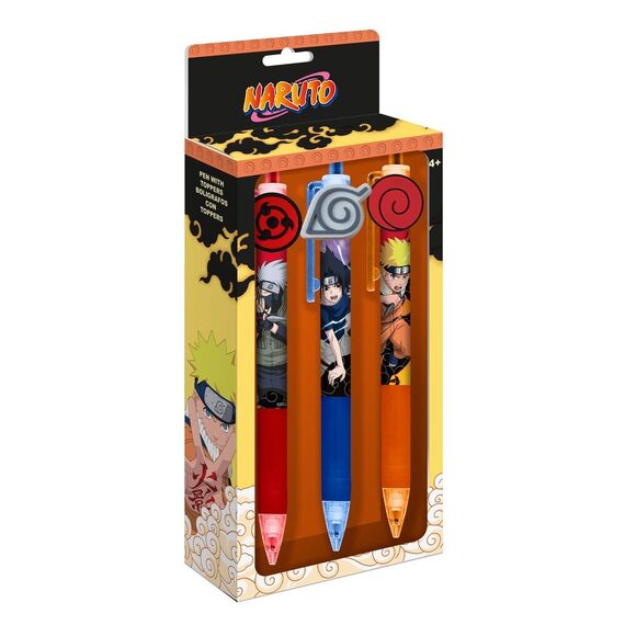 Zestaw 3 długopisów Naruto Shippuden