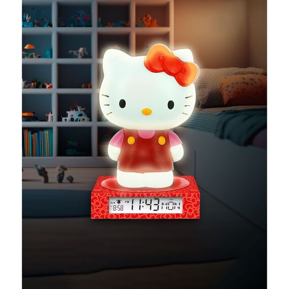Lampka z zegarem 3D Hello Kitty and Friends- Zdjęcie 3