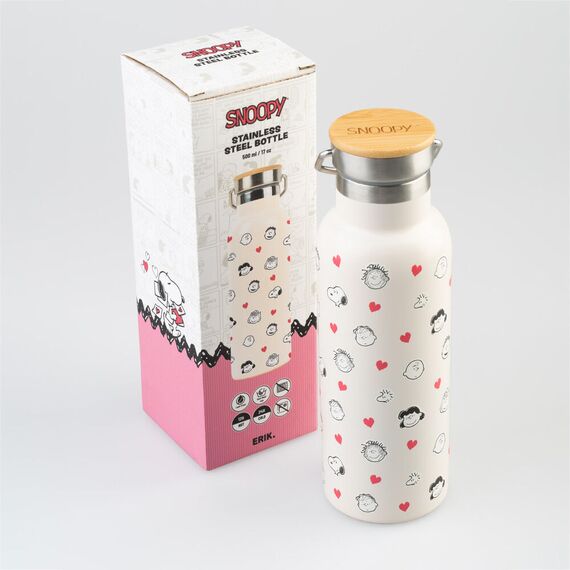 Butelka metalowa Fistaszki - Snoopy 500ml- Zdjęcie 2