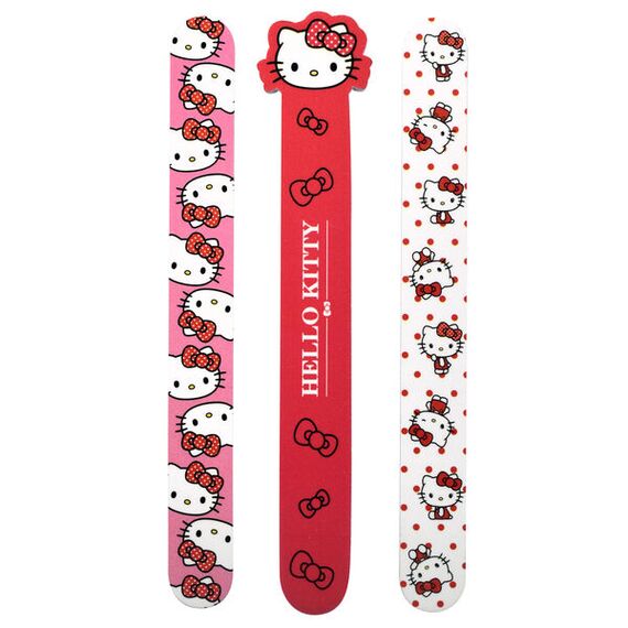 Zestaw 3 pilników do paznokci Hello Kitty- Zdjęcie 2