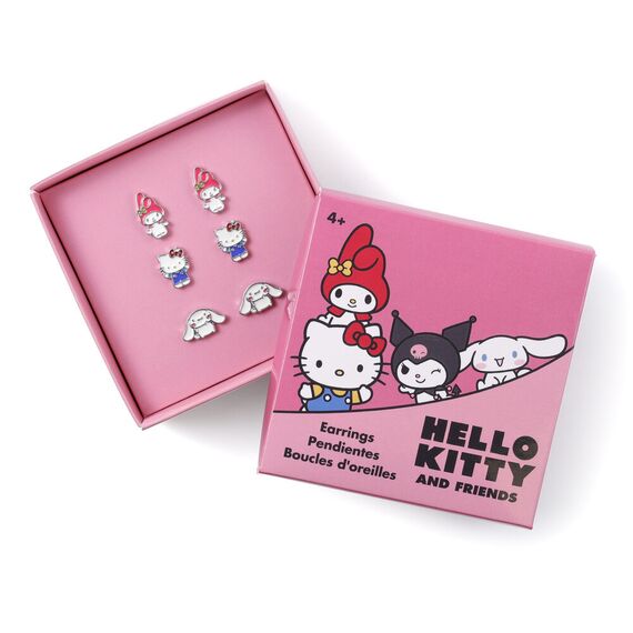 Zestaw 3 par kolczyków na sztyft Hello Kitty & Friends- Zdjęcie 2