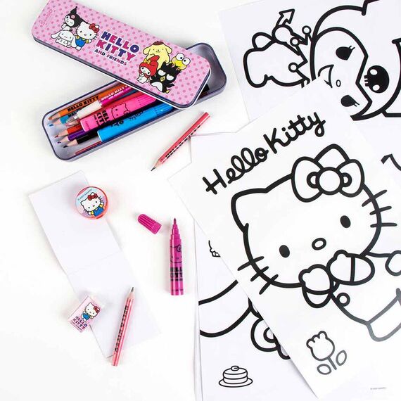 Zestaw przyborów do kolorowania Hello Kitty- Zdjęcie 5