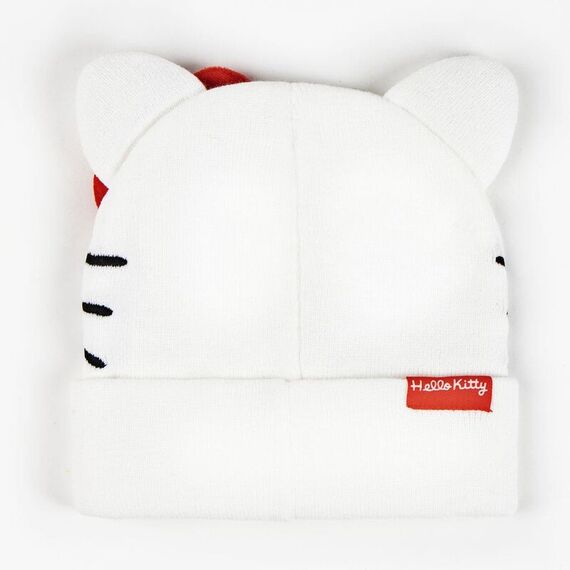 Czapka zimowa dziecięca z rękawiczkami Hello Kitty- Zdjęcie 2