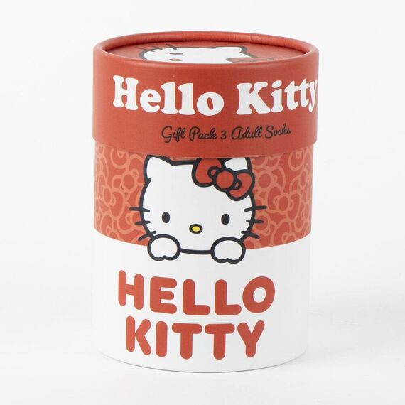 Zestaw 3 par skarpet dla dorosłych Hello Kitty- Zdjęcie 2