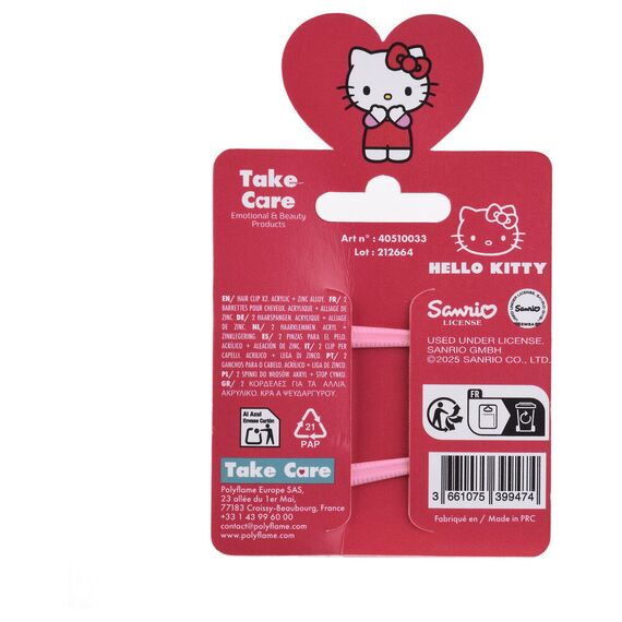 Zestaw 2 spinek do włosów Hello Kitty #2- Zdjęcie 2