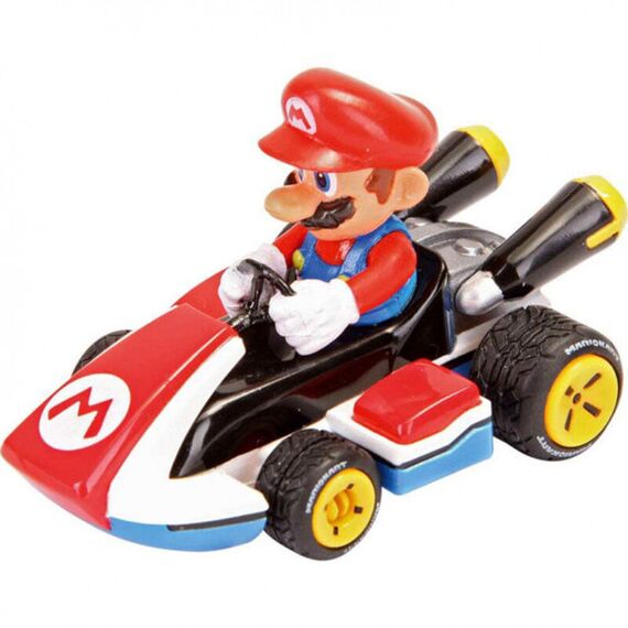 Zestaw 3 samochodzików z napędem Nintendo Mario Kart Pull & Speed 1/43- Zdjęcie 3