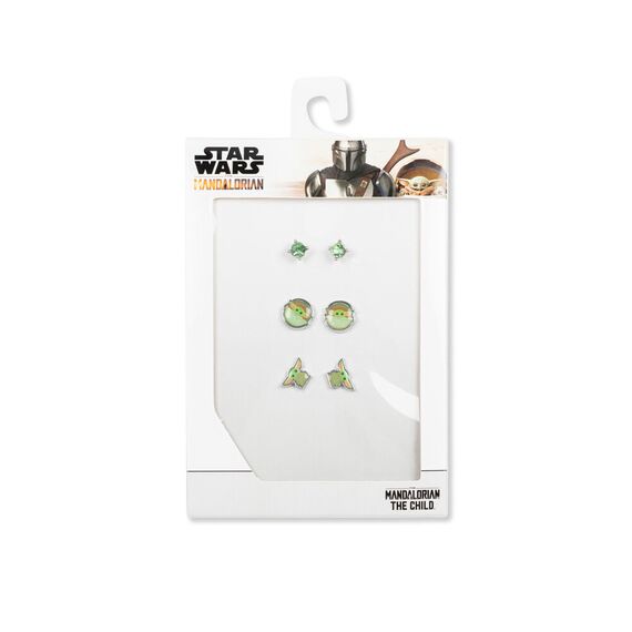 Zestaw 3 par kolczyków Star Wars - Baby Yoda- Zdjęcie 2