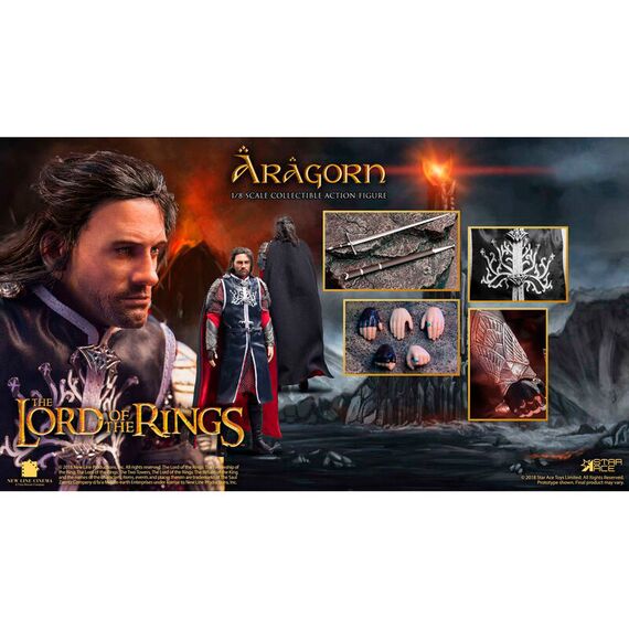 Figurka Władca Pierścieni Real Master Series 1/8 - Aragorn- Zdjęcie 6
