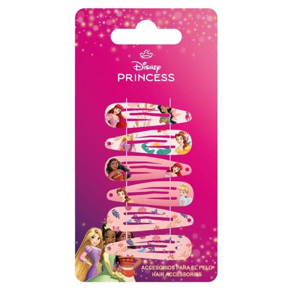 Zestaw 6 spinek do włosów Disney Princess