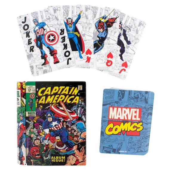 Karty do gry w puszce Marvel- Zdjęcie 2