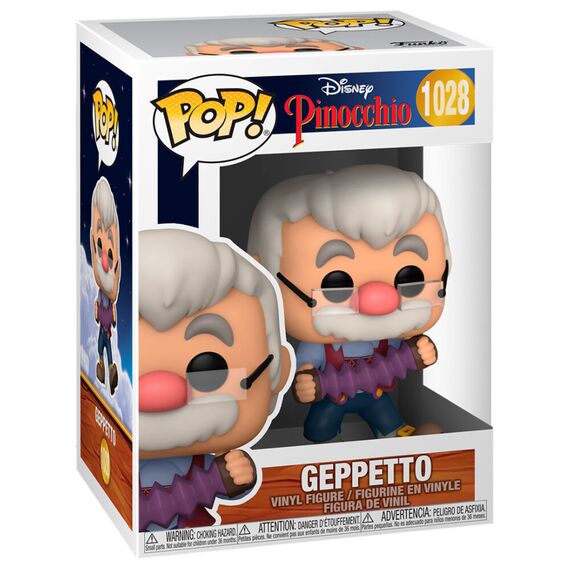 Figurka Disney Pinokio POP! - Geppetto z akordeonem- Zdjęcie 3
