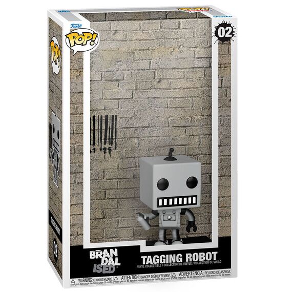 Figurka Funko POP! Art Cover Brandalised Tagging Robot- Zdjęcie 2