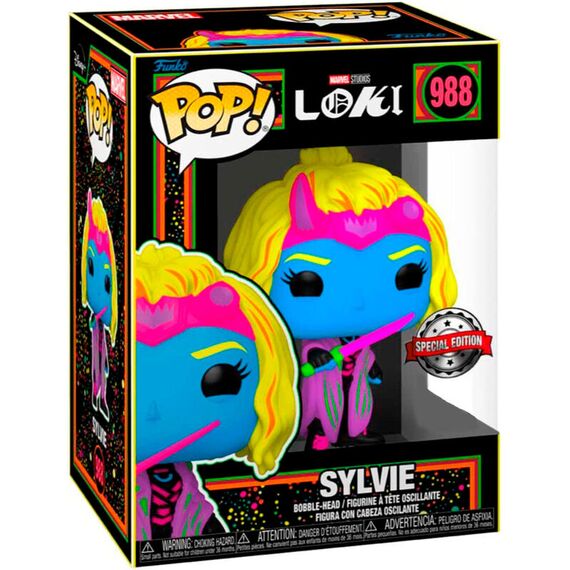 Figurka Marvel POP! Loki - Sylvie (Black Light Exclusive)- Zdjęcie 2