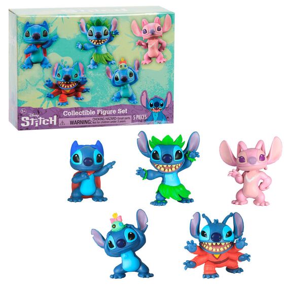 Zestaw 5 figurek Disney Stitch- Zdjęcie 2
