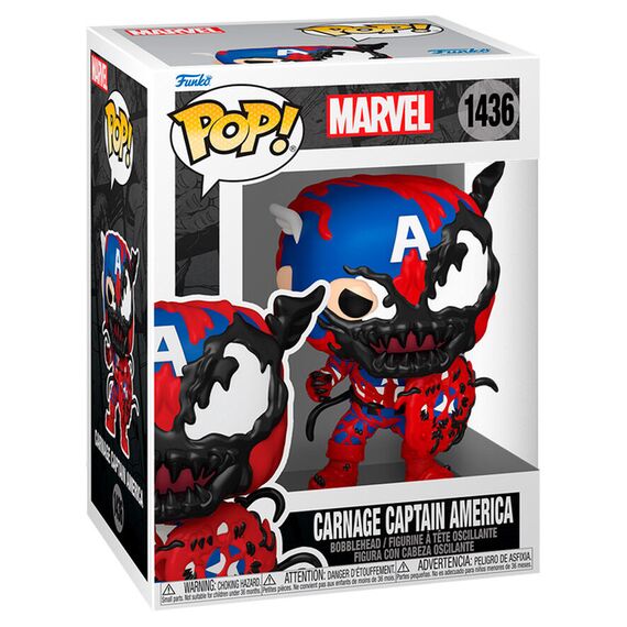 Figurka Marvel POP! - Carnage Captain America- Zdjęcie 2