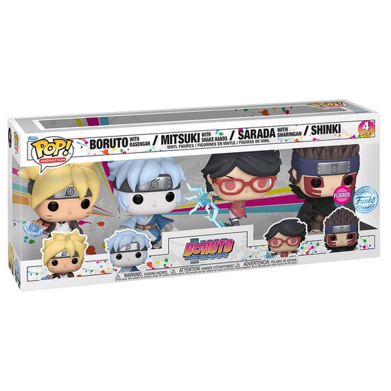 Zestaw 4 figurek Boruto POP! - Boruto, Mitsuki, Sadara, Shinki- Zdjęcie 2