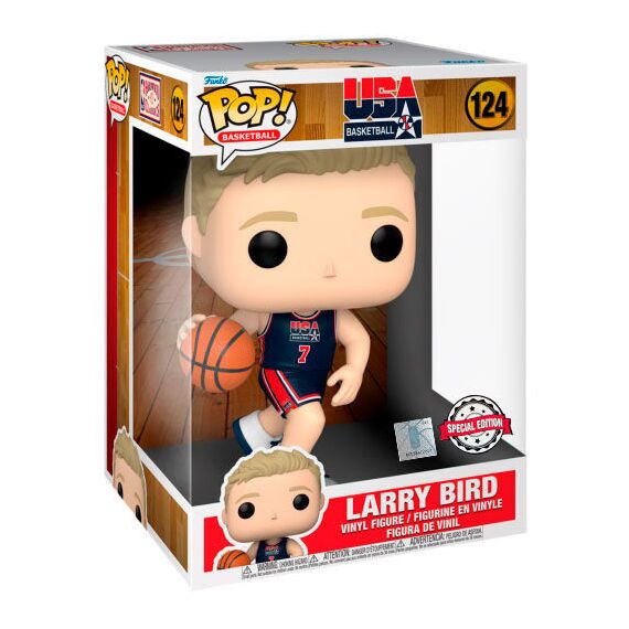 Figurka Funko POP! NBA - Larry Bird 1992 Team US Navy Jersey Exclusive 25cm- Zdjęcie 2