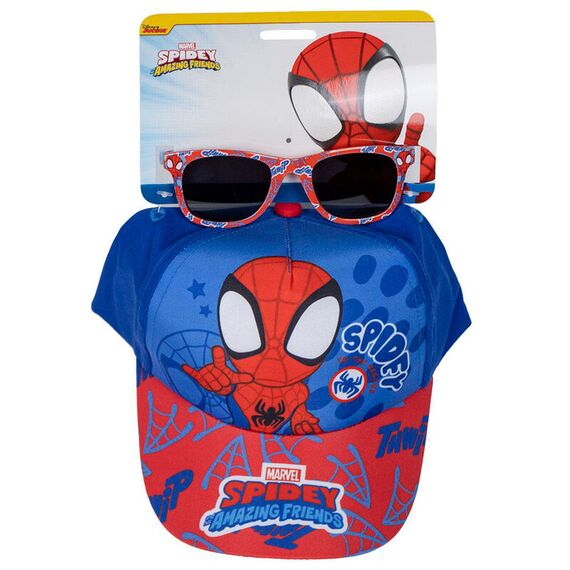 Zestaw czapka z daszkiem z okularami Marvel - Spidey