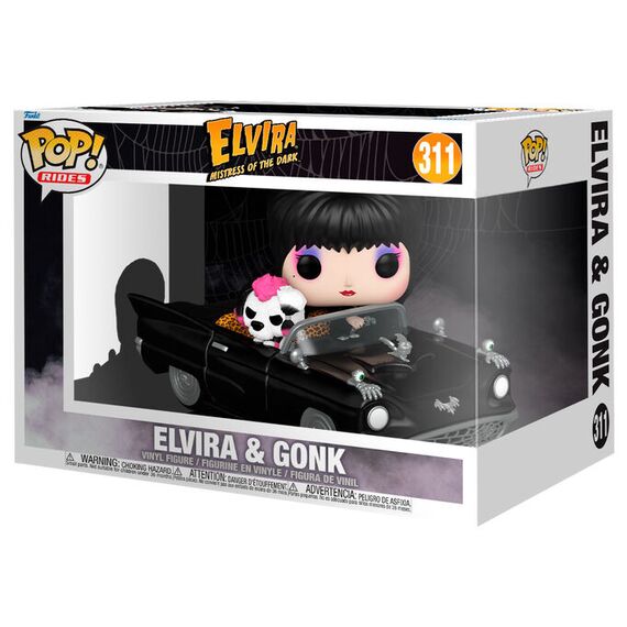 Figurka Funko POP! Rides Deluxe Elvira Mistress of the Dark - Elvira & Gonk- Zdjęcie 2