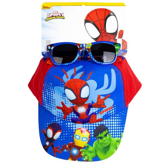 Zestaw czapka z daszkiem z okularami Marvel - Spidey