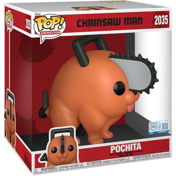 Figurka Funko POP! Jumbo Chainsaw Man - Pochita 25cm- Zdjęcie 2