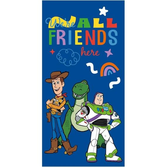 Ręcznik plażowy Toy Story -  We're all friends here