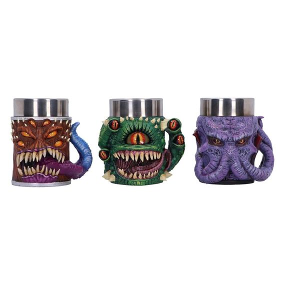 Zestaw 3 mini kufli Dungeons & Dragons - Mini Monsters