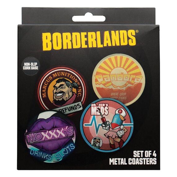 Zestaw 4 podkładek pod kubek Borderlands- Zdjęcie 6