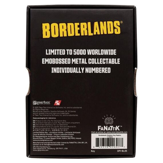 Replika Borderlands - Gold Key- Zdjęcie 5