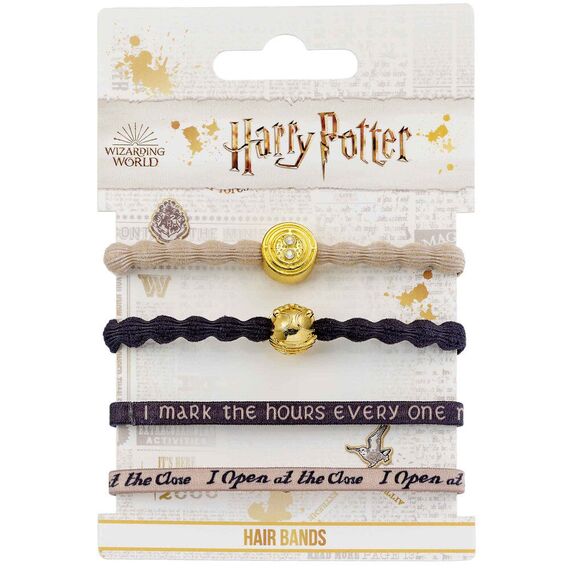 Zestaw czterech gumek do włosów Harry Potter - Golden Snitch- Zdjęcie 2