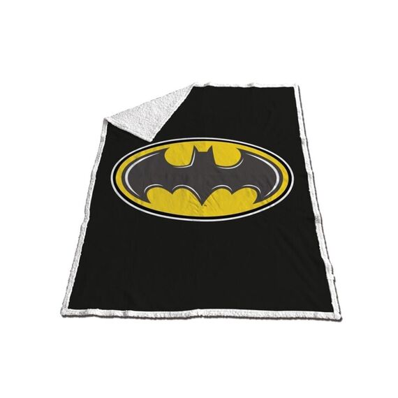 Koc sherpa Batman - Logo 130x170cm