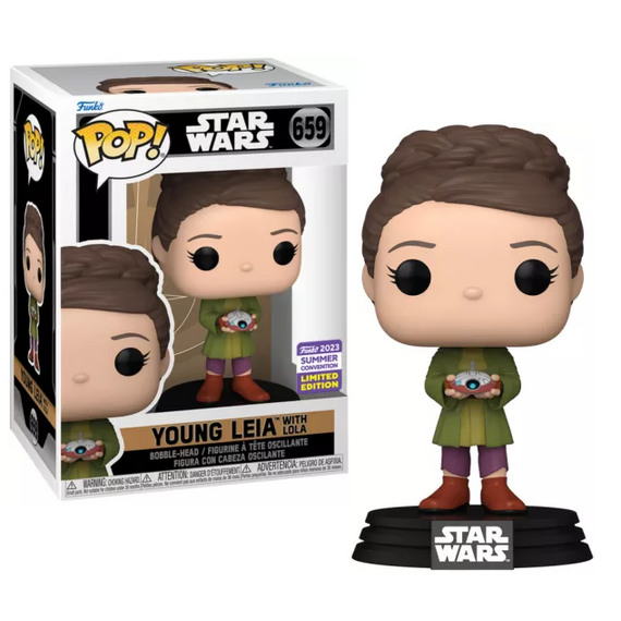 Figurka Star Wars POP! Young Leia with Lola