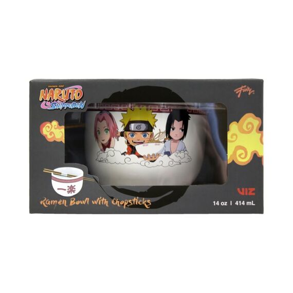 Miska do ramen z pałeczkami Naruto - Team Seven 414ml- Zdjęcie 3