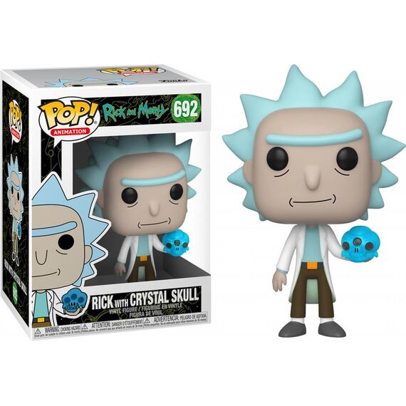 Figurka Rick & Morty POP! - Rick w/Crystal Skull