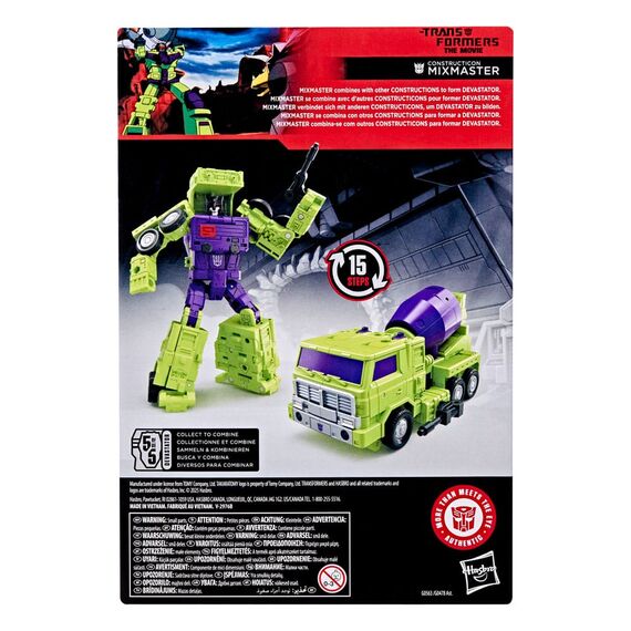 Figurka The Transformers: The Movie Studio Series Voyager Class - Constructicon Mixmaster- Zdjęcie 5