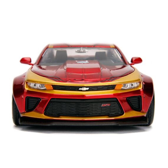 Model samochodu Marvel Avengers 1/24 - 2016 Chevrolet Camaro (wraz z figurką Iron Man)- Zdjęcie 5