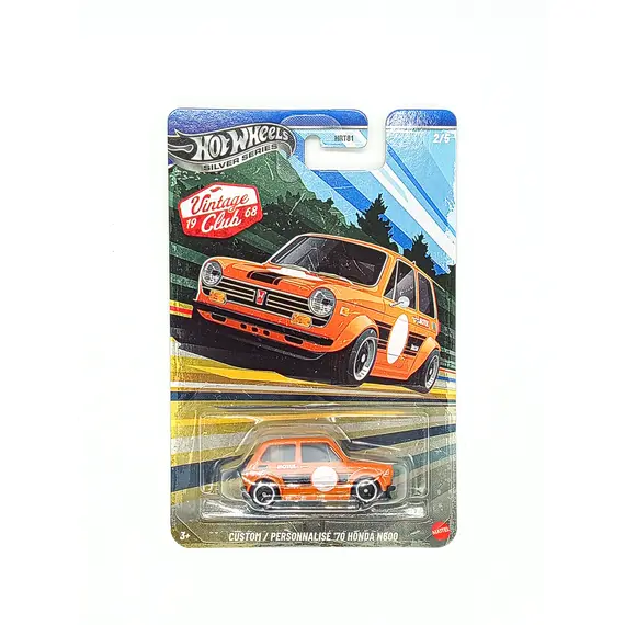 Model pojazdu Hot Wheels Silver Series Vintage Club 1/64 - '70 Honda N600 (JKY27)