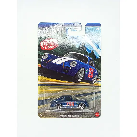 Model pojazdu Hot Wheels Silver Series Vintage Club 1/64 - Porsche 356 Outlaw (JKY28)
