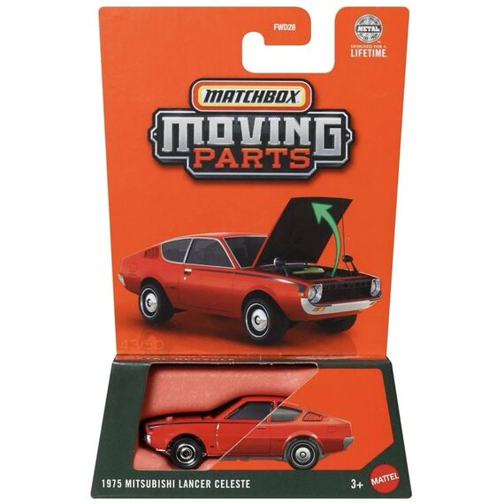 Model pojazdu Matchbox Moving Parts - 1975 Mitsubishi Lancer Celeste
