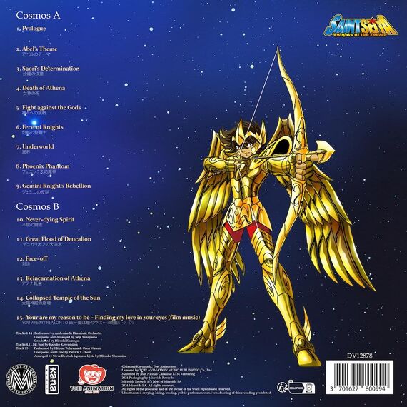 Vinyl Saint Seiya - Music Collection Vol.5- Zdjęcie 3