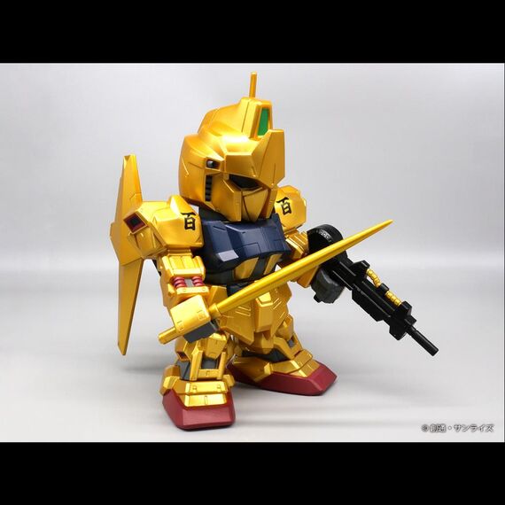 Figurka Gundam Jumbo Sofbi - SD Hyakushiki Gold Ver.- Zdjęcie 4