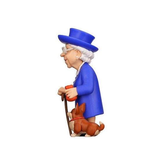 Figurka Minix - Queen Elizabeth II with Corgi- Zdjęcie 4