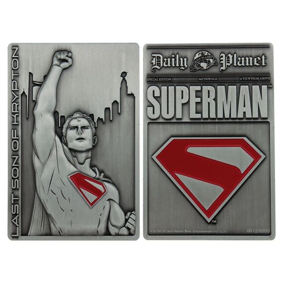 Sztabka DC Superman 2025 - Last son of Krypton (Limited Edition Ingot)
