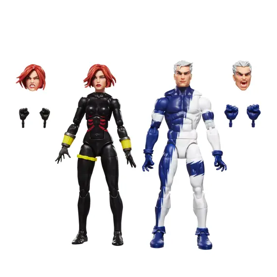 Zestaw figurek Marvel Legends (Avengers) - Black Widow & Quicksilver- Zdjęcie 2