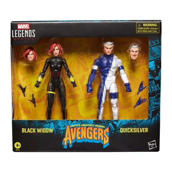 Zestaw figurek Marvel Legends (Avengers) - Black Widow & Quicksilver- Zdjęcie 12