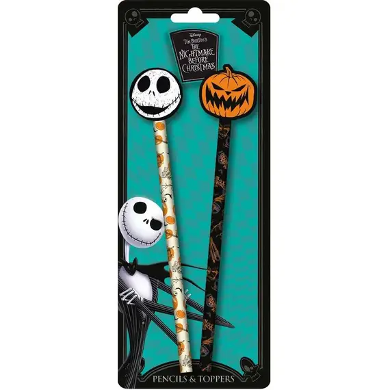 Ołówki z gumkami Disney Miasteczko Halloween (2 szt.)