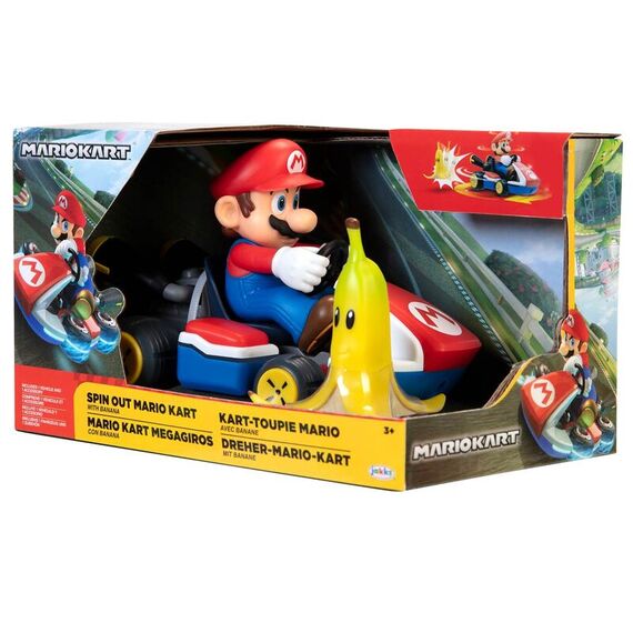 Pojazd z figurką Mario Kart - Mario Spinout- Zdjęcie 2